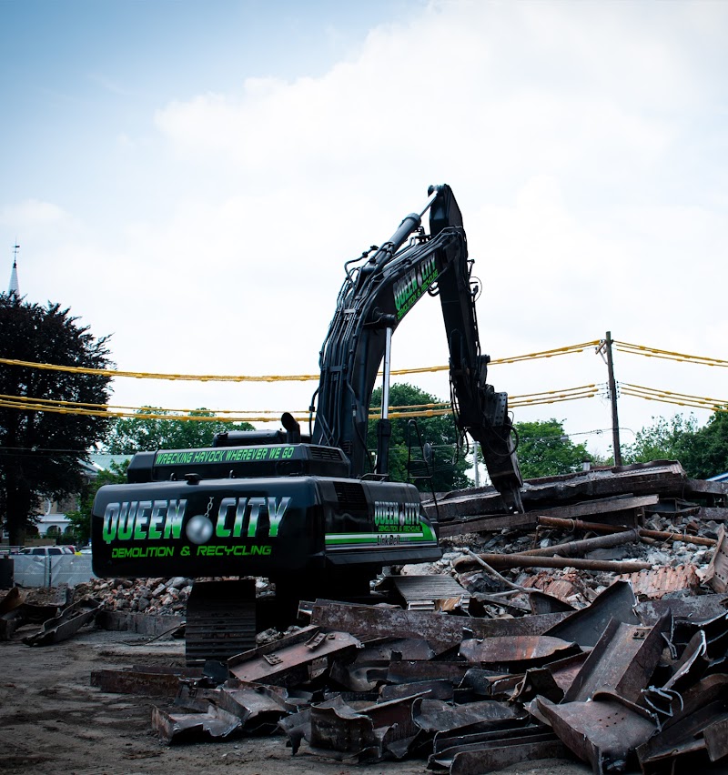 Queen City Demolition recycling center in New Rochelle, NY - View of facility