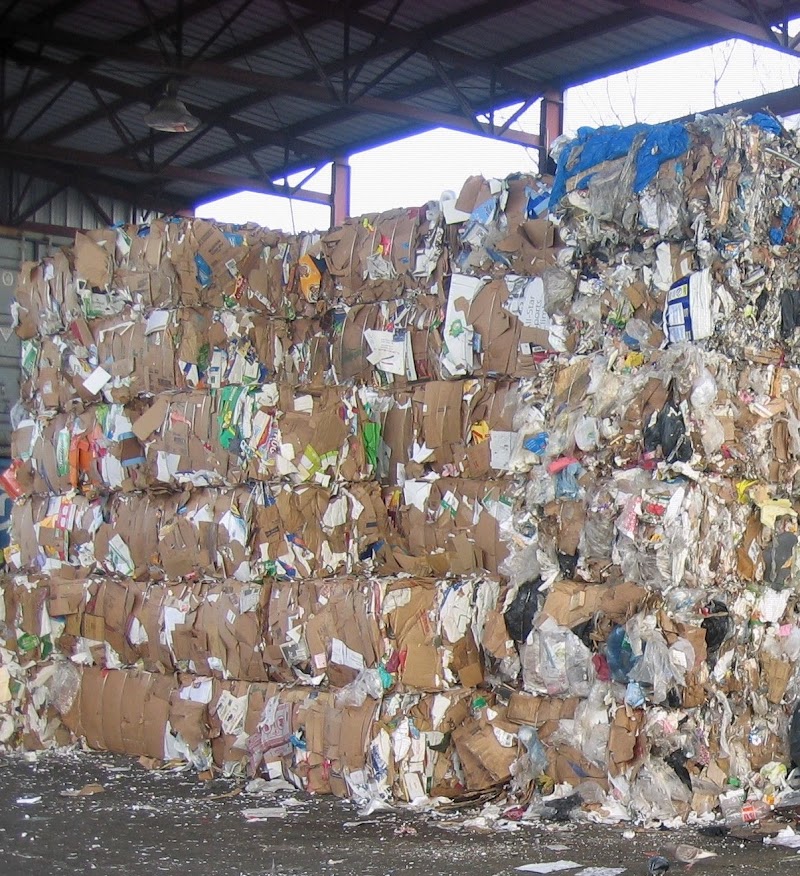 Empire State Cardboard Paper Recycling Corp. recycling center in New York City, NY - View of facility