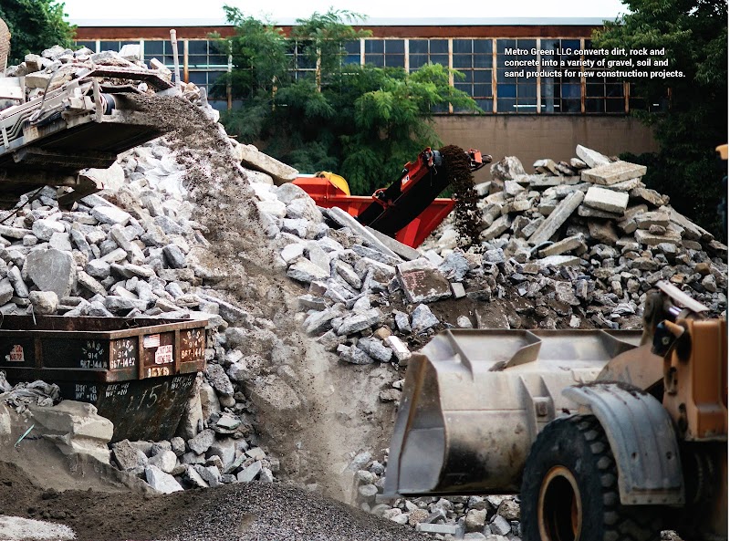 Metro Green LLC recycling center in Mount Vernon, NY - View of facility
